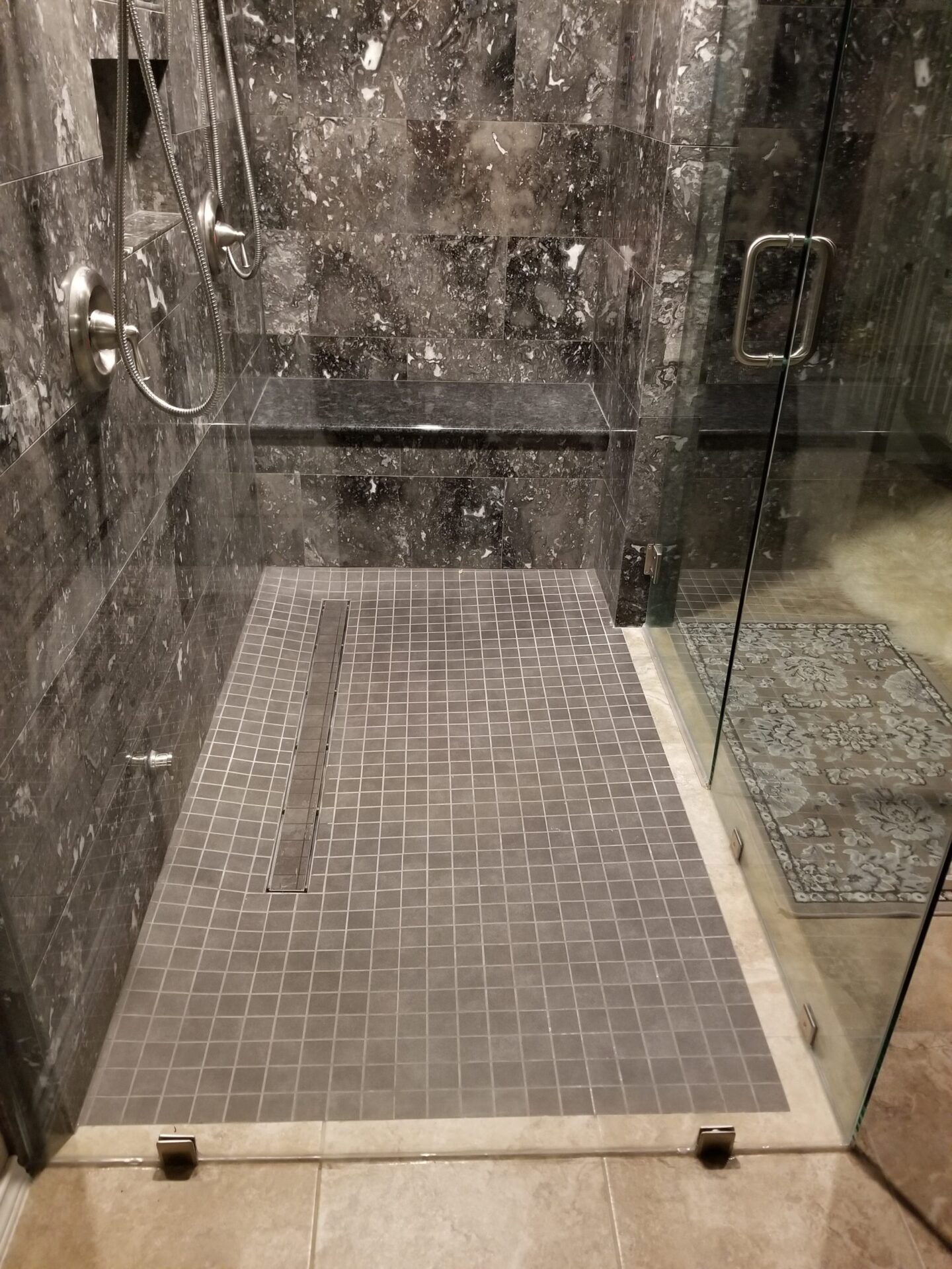Custom Oasis Shower Remodel Project In Plano, Texas